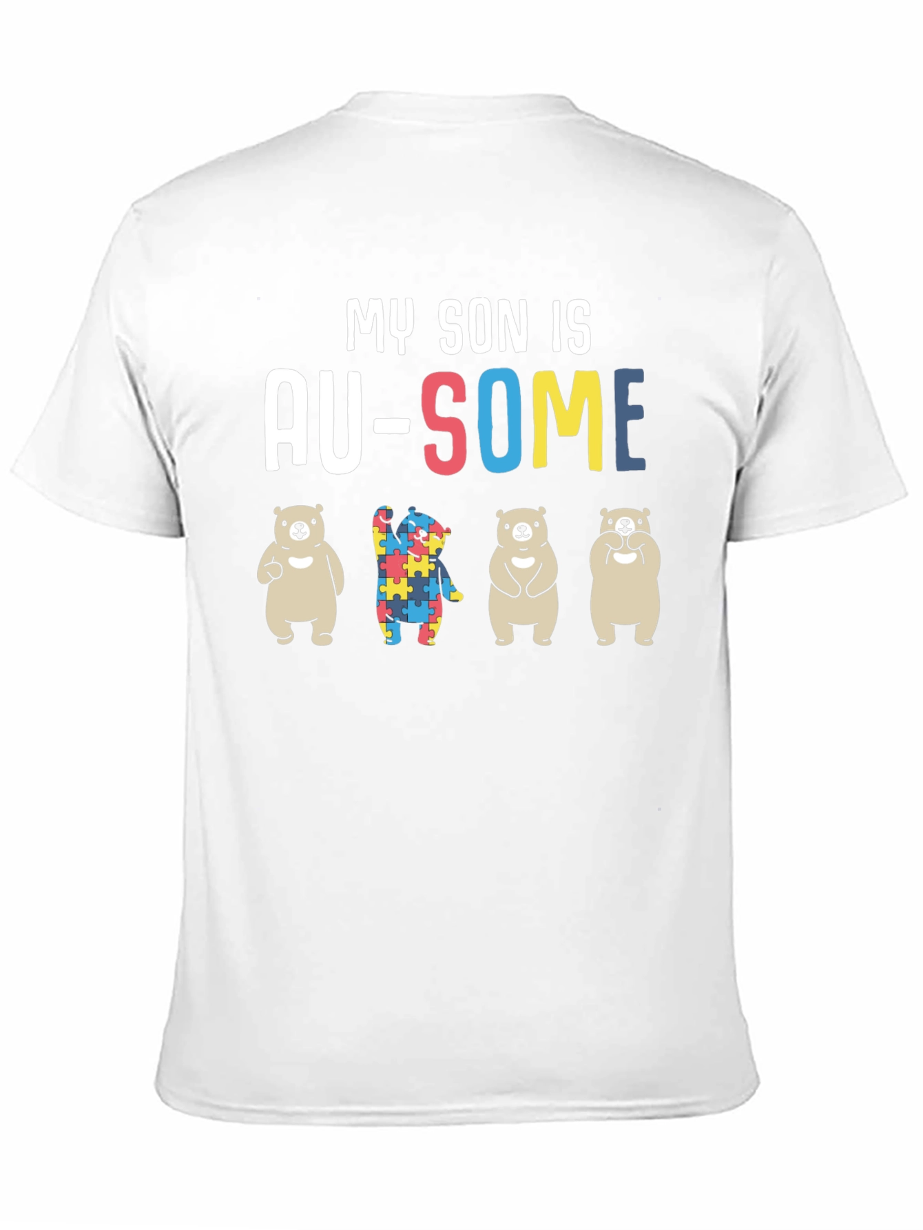 Autism Awareness My Son is Au-Some T-Shirt