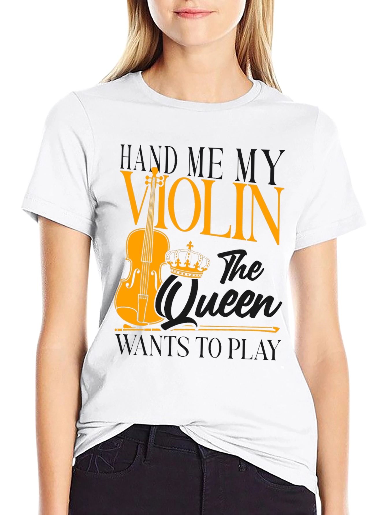 Violin Queen T-Shirt - Music Lovers Tee
