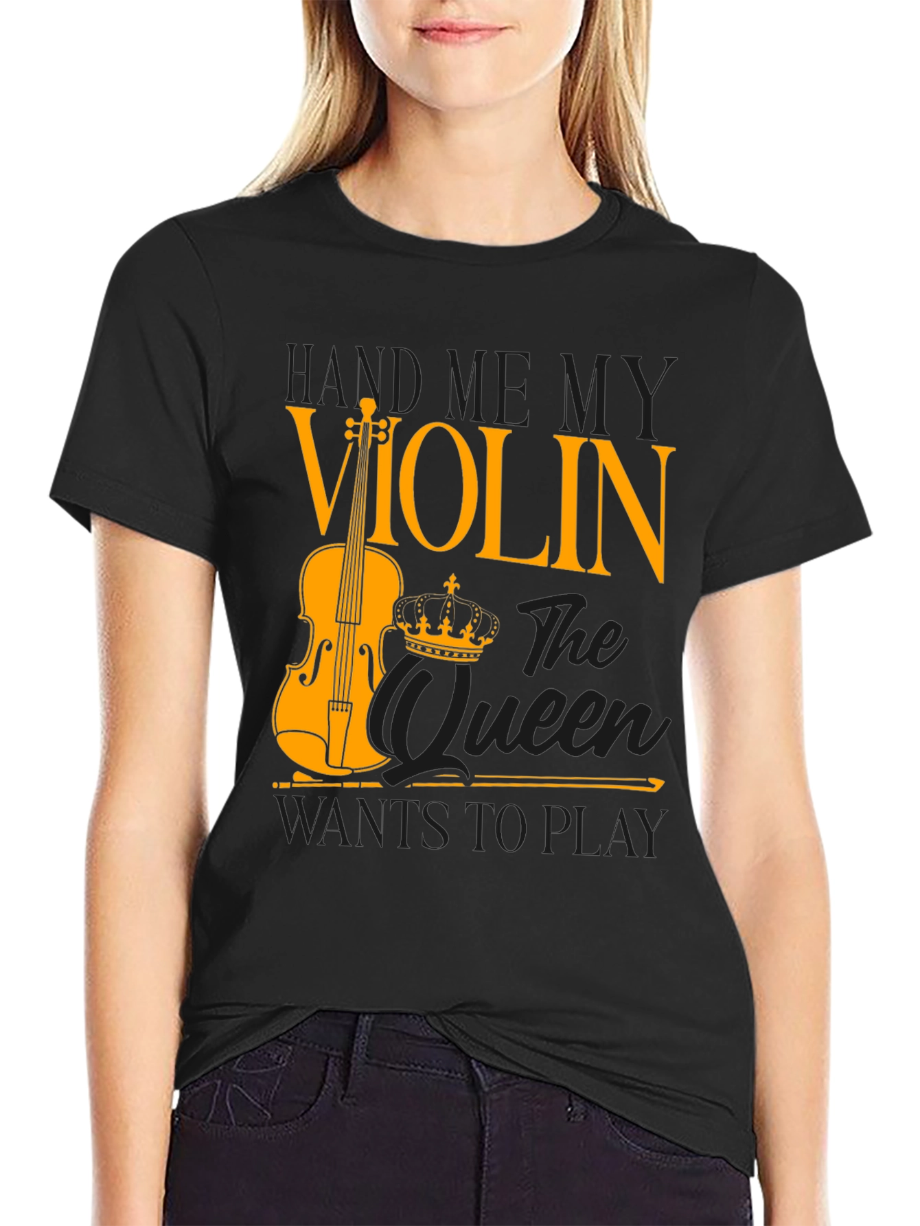 Violin Queen T-Shirt - Music Lovers Tee