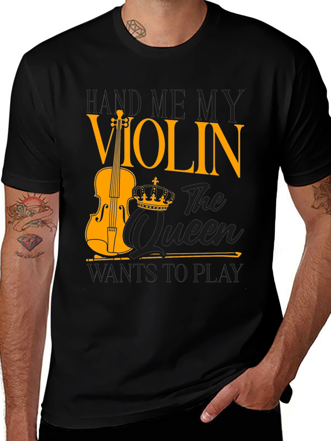 Violin Queen T-Shirt - Music Lovers Tee