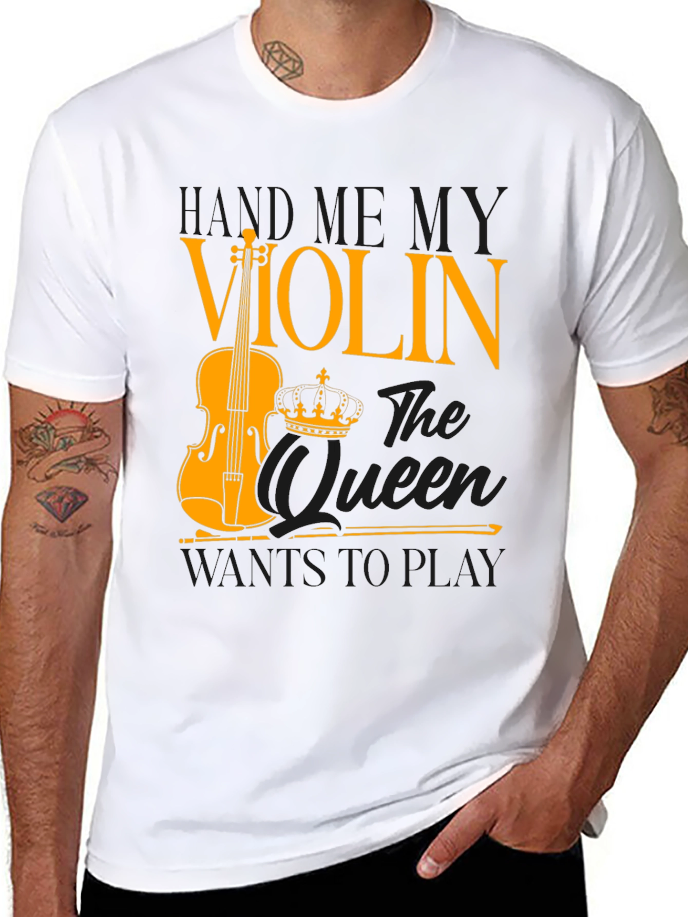 Violin Queen T-Shirt - Music Lovers Tee