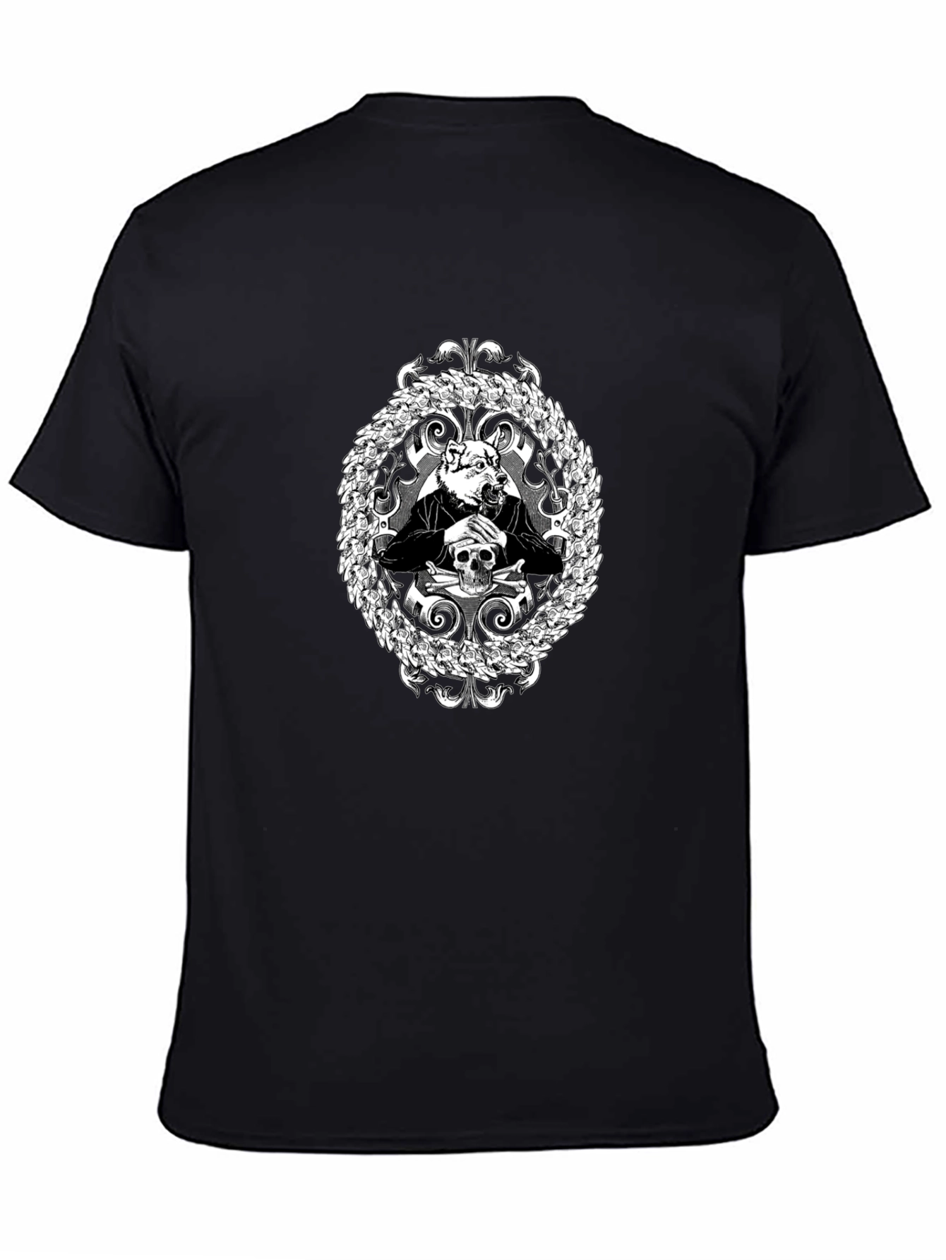 Dogfather Graphic Tee - Black Crew Neck