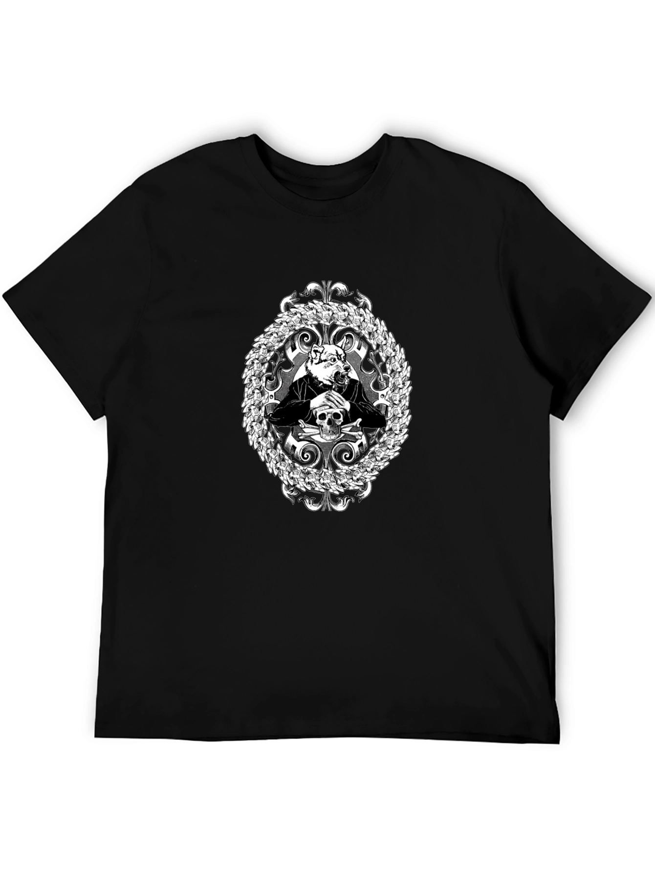 Dogfather Graphic Tee - Black Crew Neck