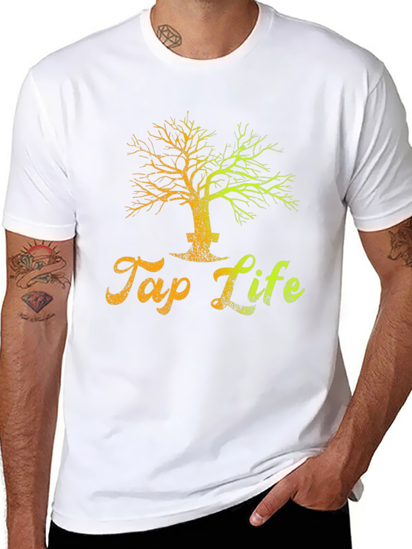 Tap Life Graphic Tee - Unisex Black T-Shirt