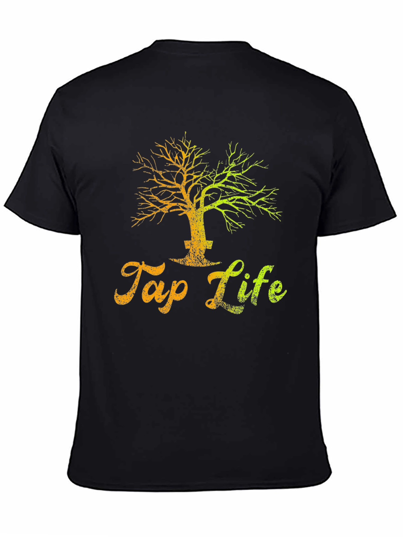 Tap Life Graphic Tee - Unisex Black T-Shirt