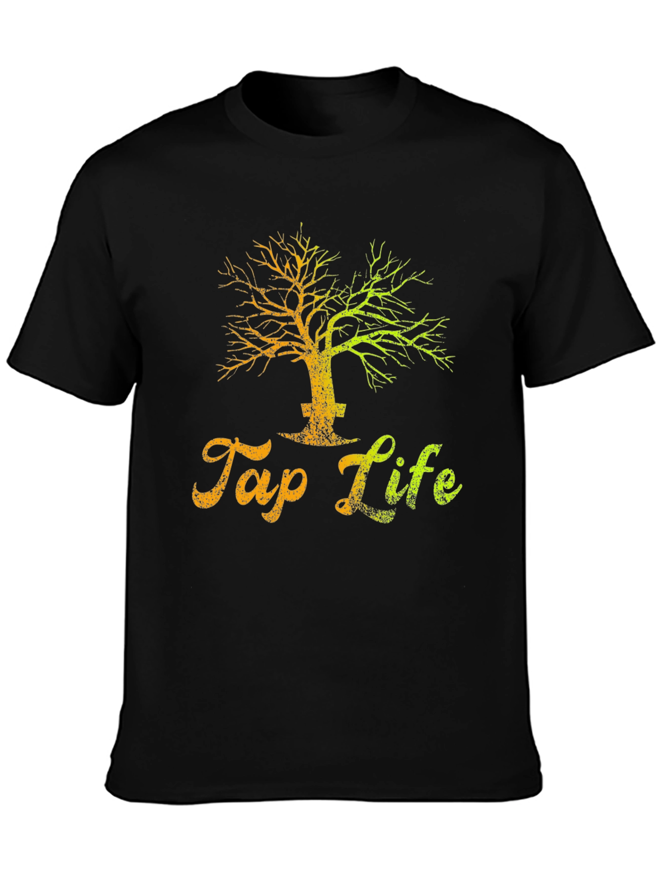 Tap Life Graphic Tee - Unisex Black T-Shirt