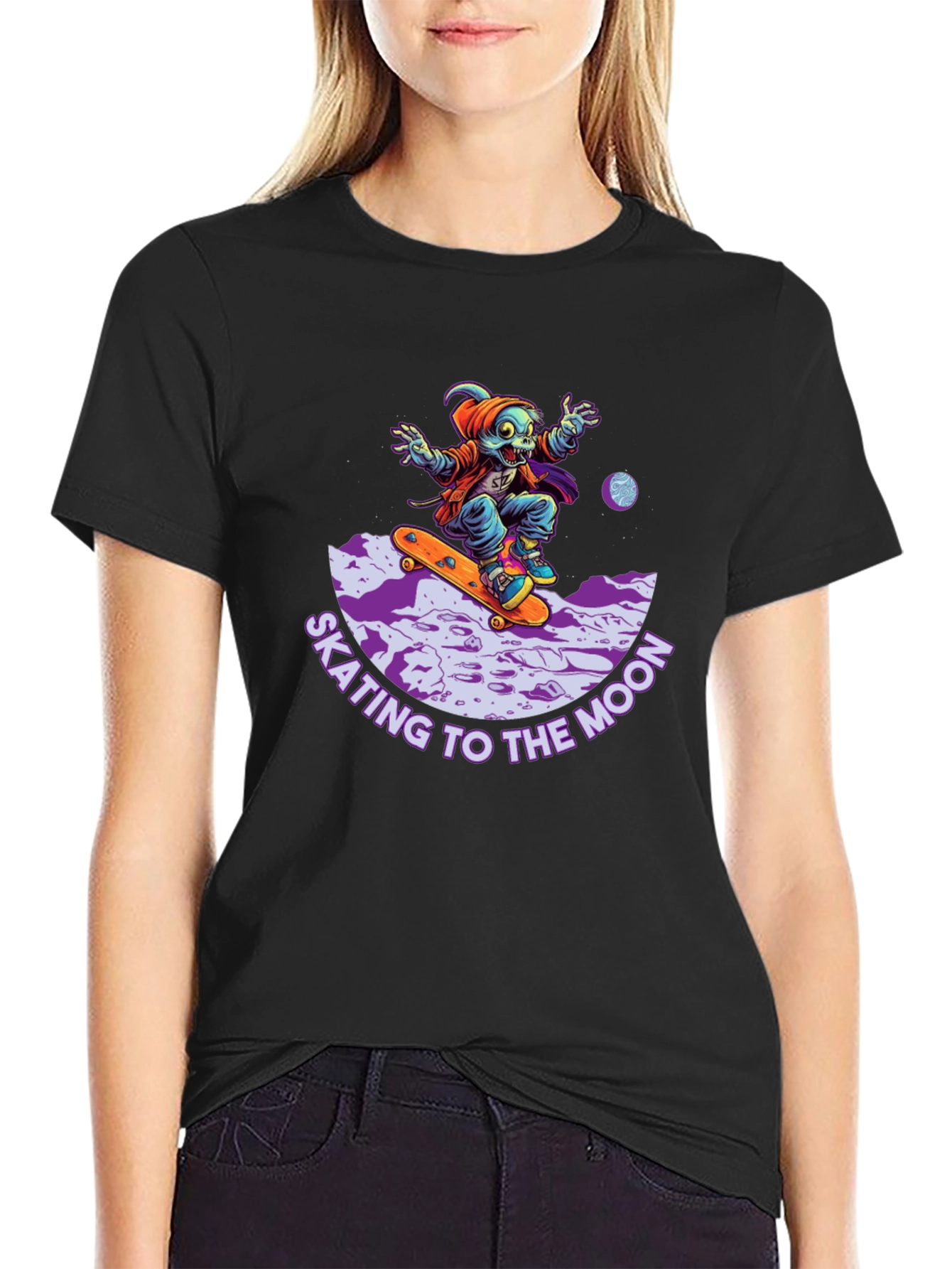 Skating to the Moon T-Shirt