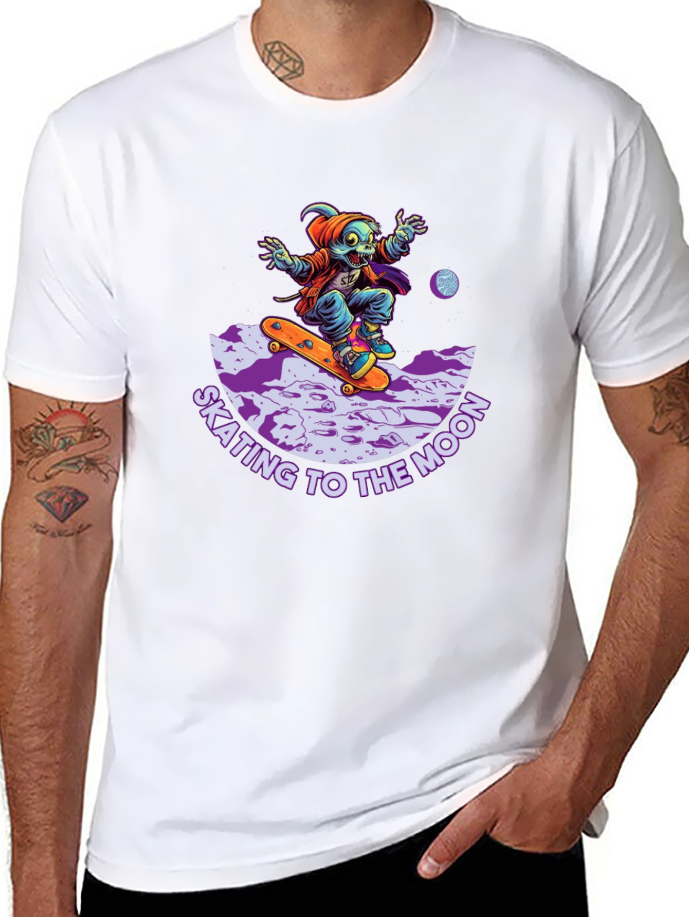 Skating to the Moon T-Shirt