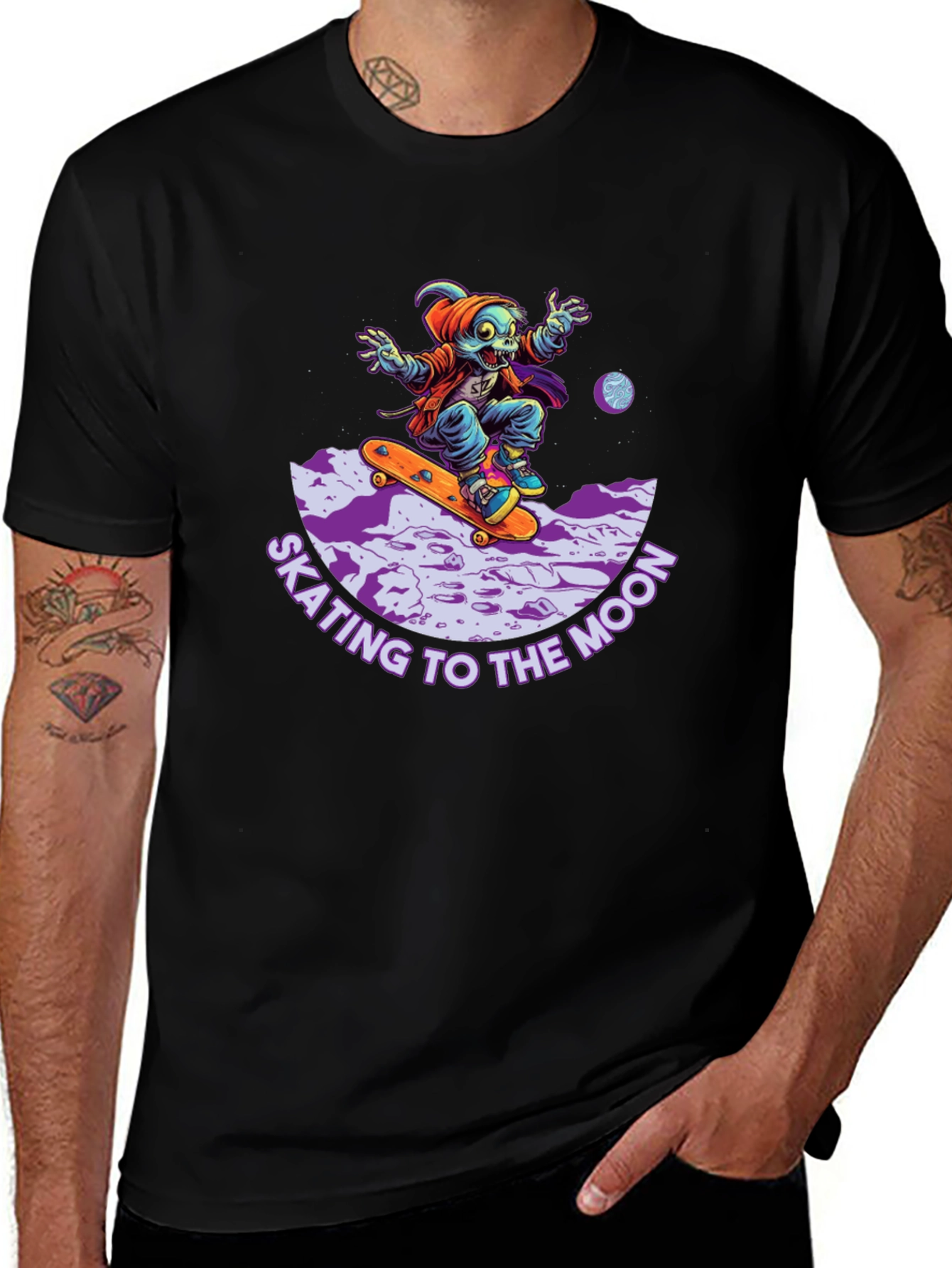 Skating to the Moon T-Shirt