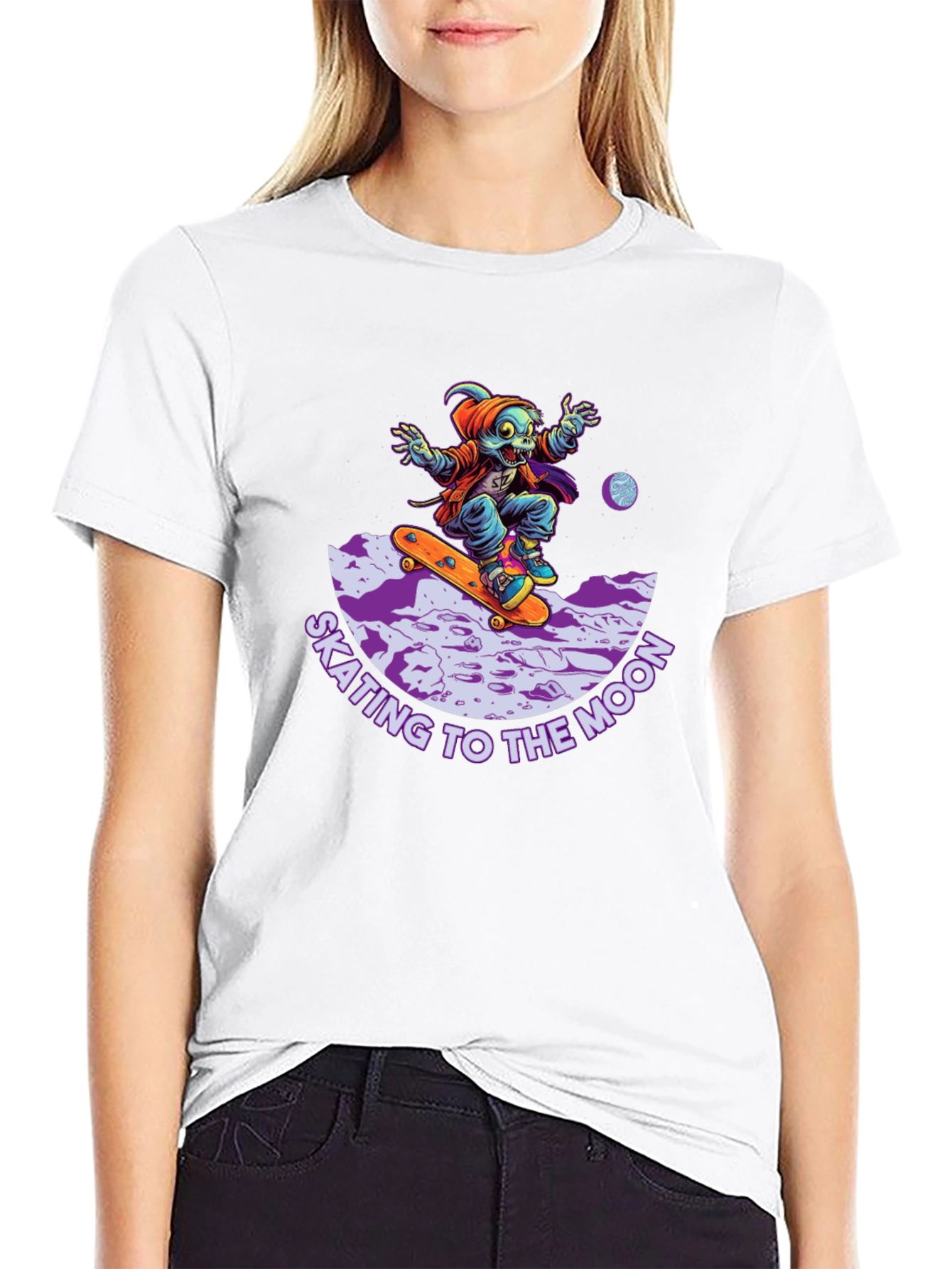 Skating to the Moon T-Shirt