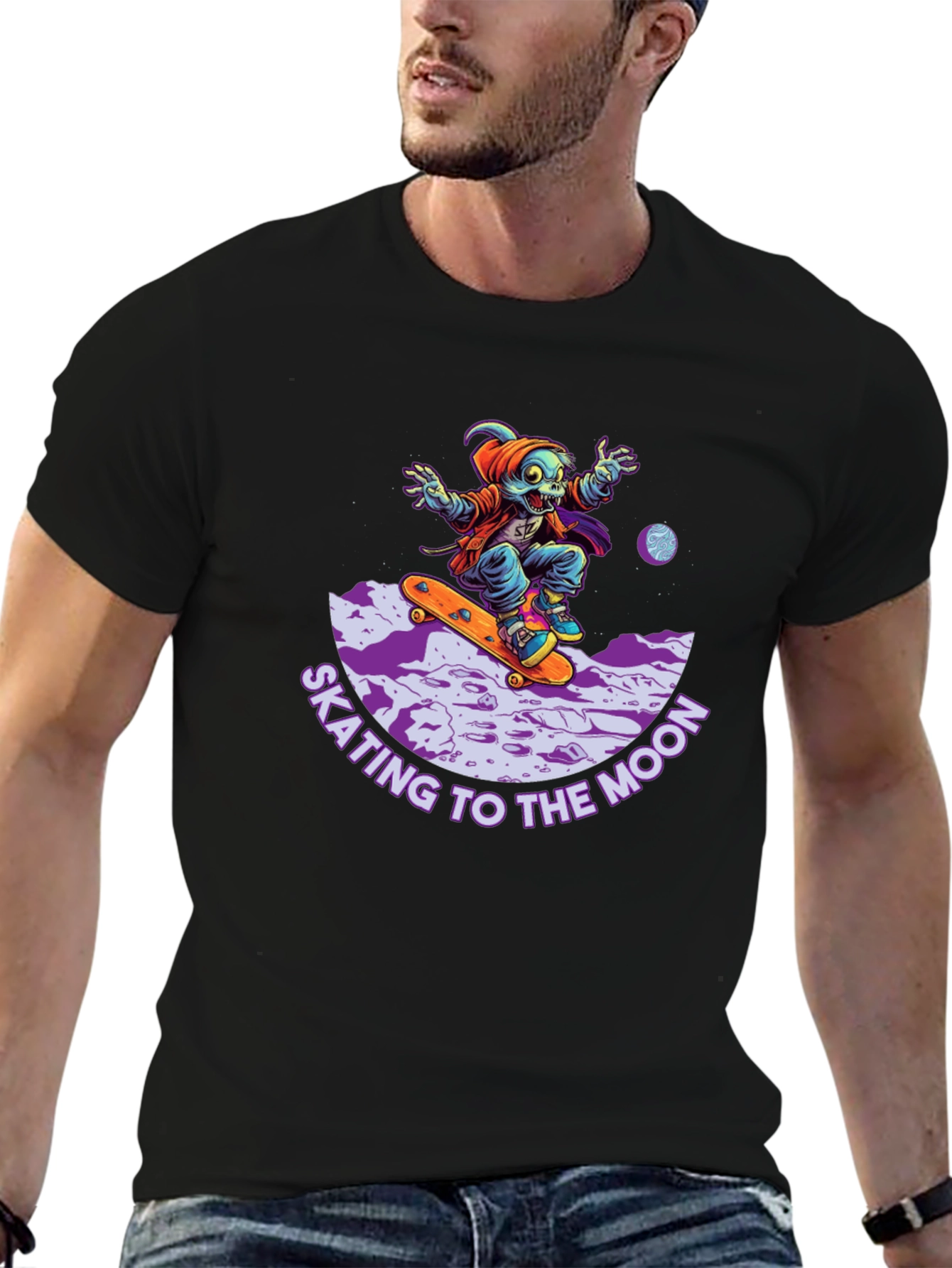 Skating to the Moon T-Shirt