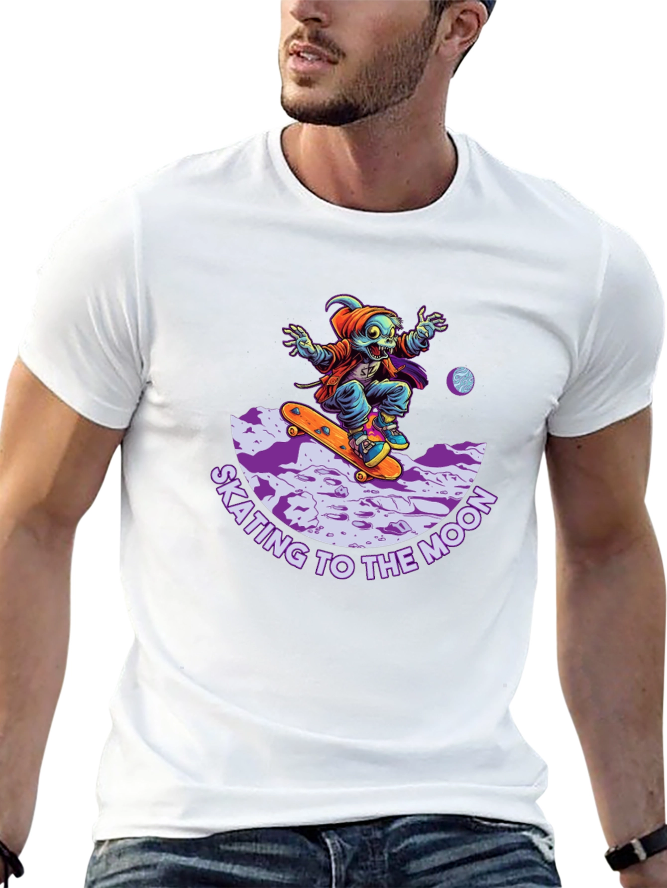 Skating to the Moon T-Shirt