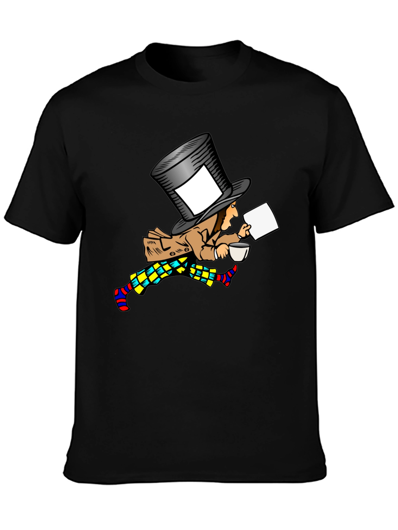 Mad Hatter Cartoon Graphic T-Shirt