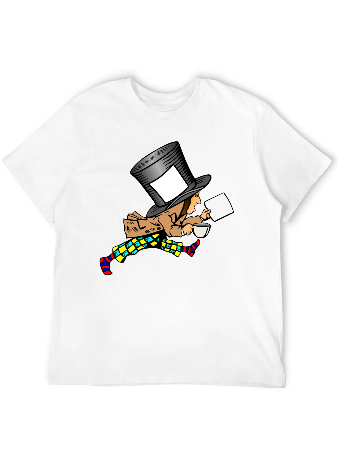Mad Hatter Cartoon Graphic T-Shirt