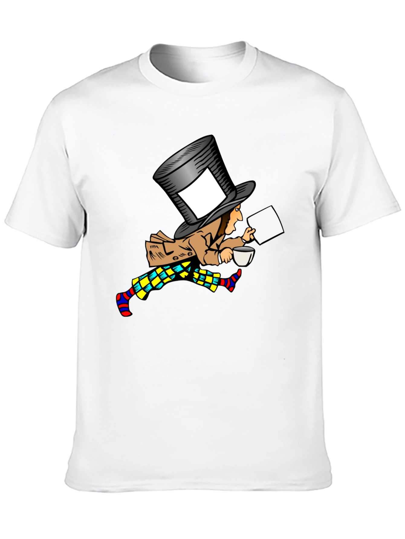 Mad Hatter Cartoon Graphic T-Shirt