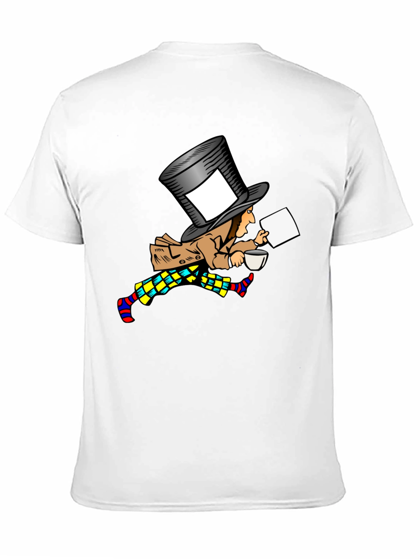Mad Hatter Cartoon Graphic T-Shirt