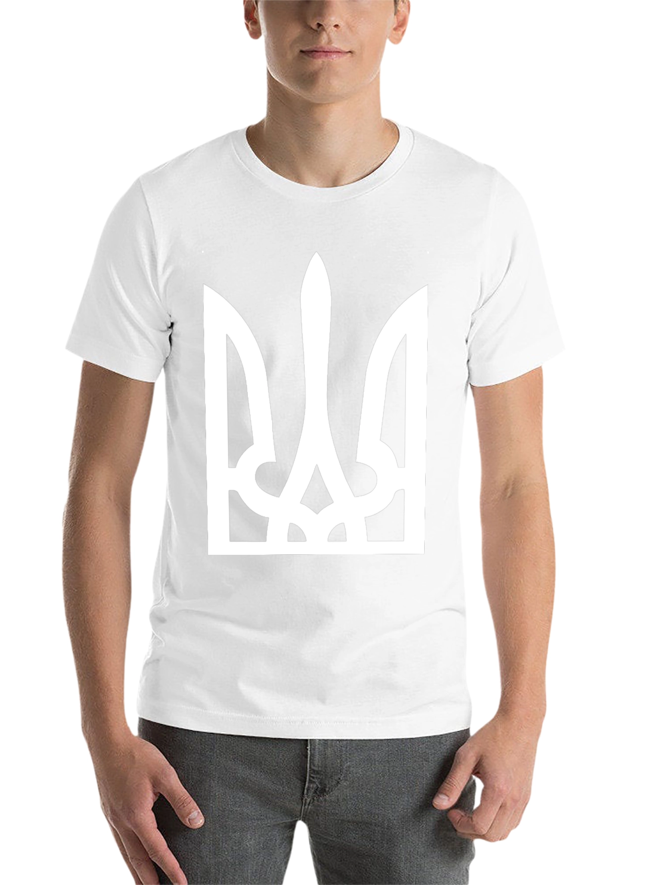 Ukraine Trident Symbol Black T-Shirt