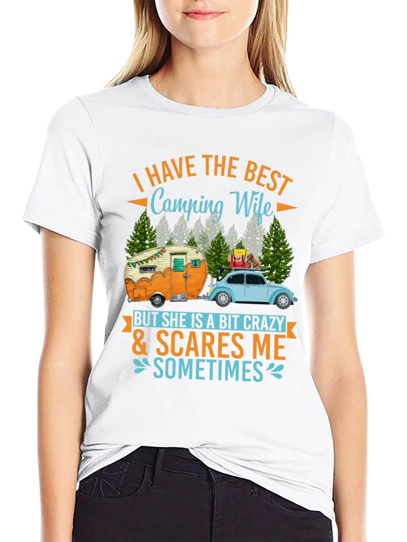 Funny Camping Wife T-Shirt