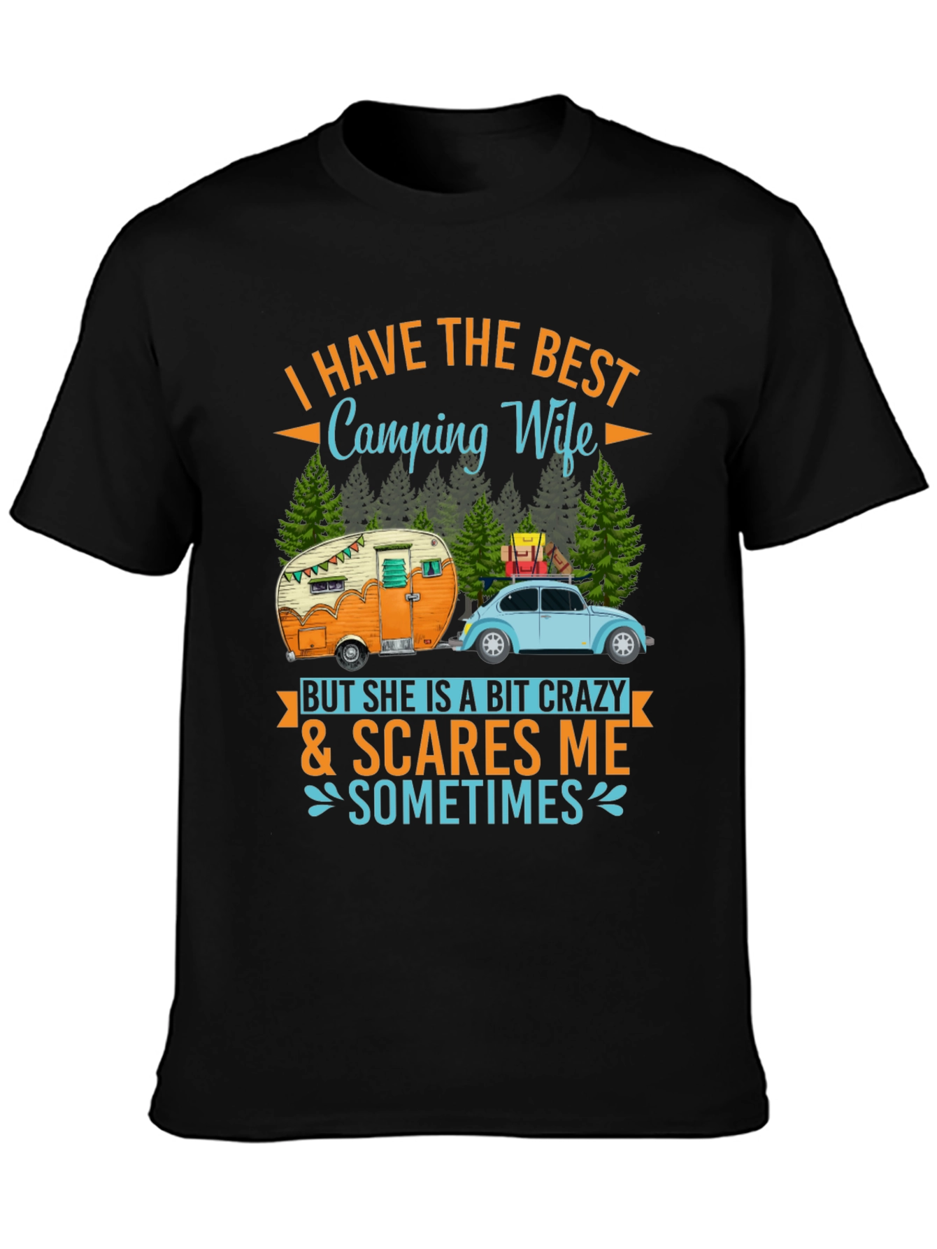 Funny Camping Wife T-Shirt
