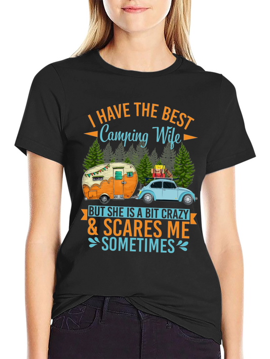 Funny Camping Wife T-Shirt
