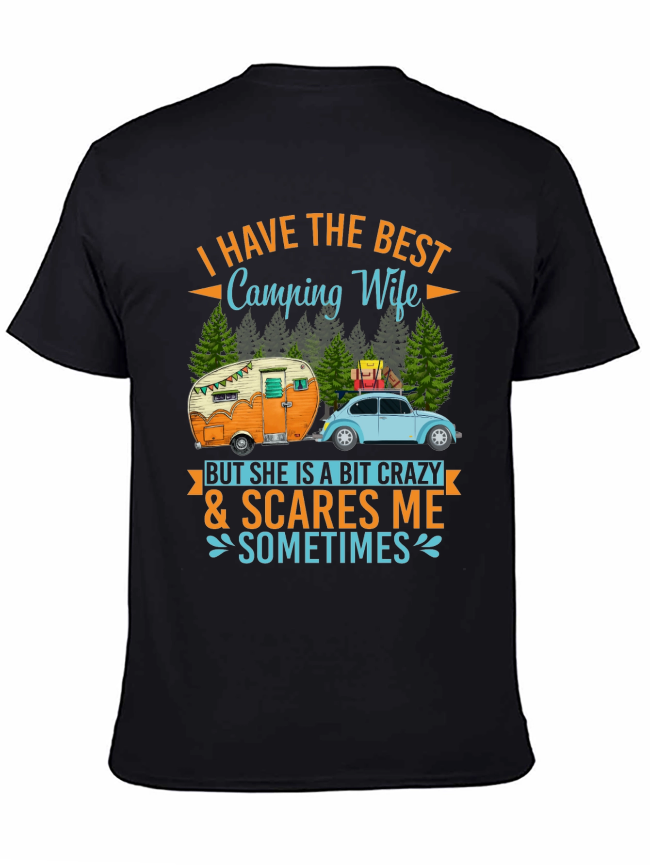 Funny Camping Wife T-Shirt