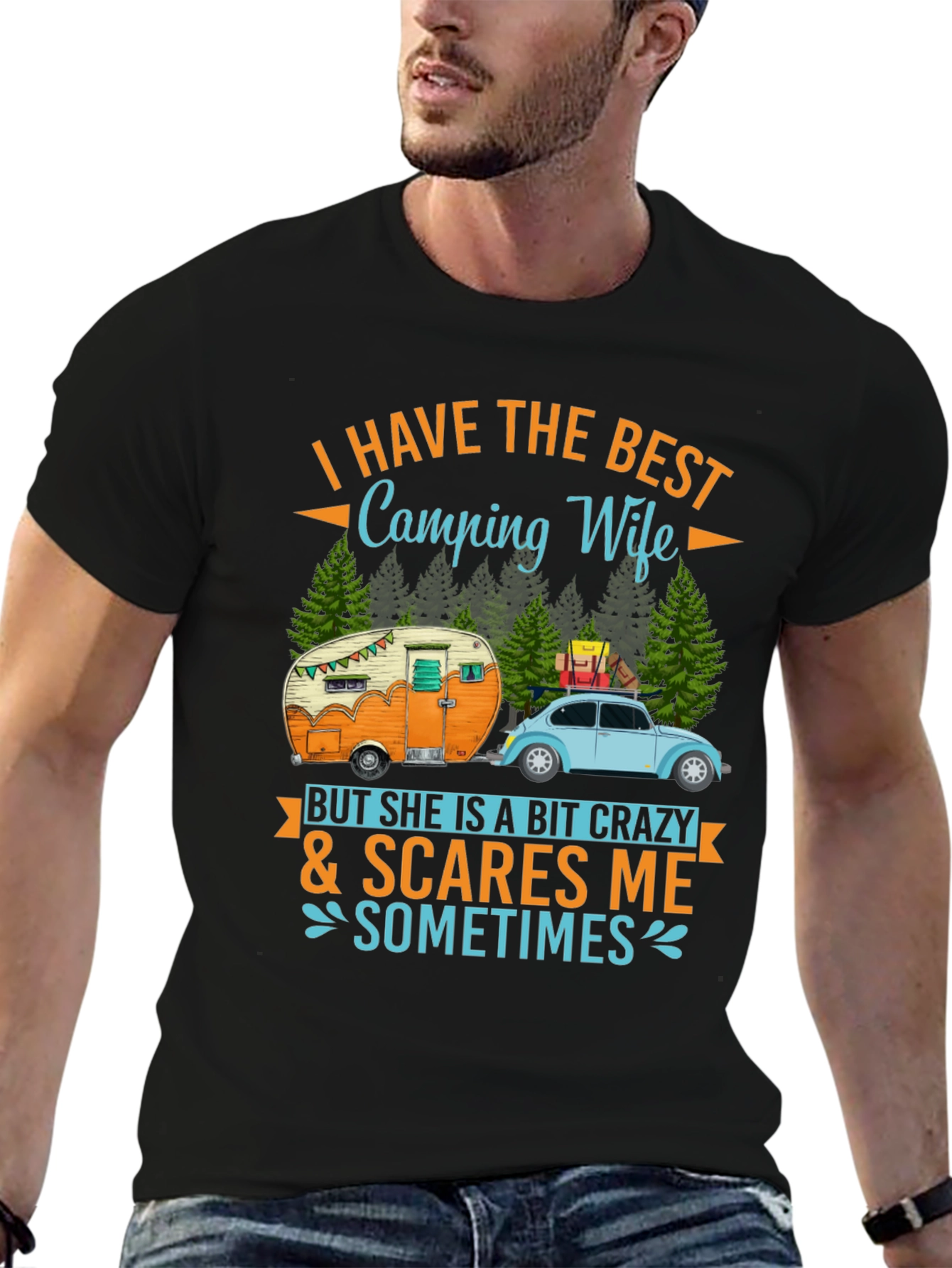 Funny Camping Wife T-Shirt