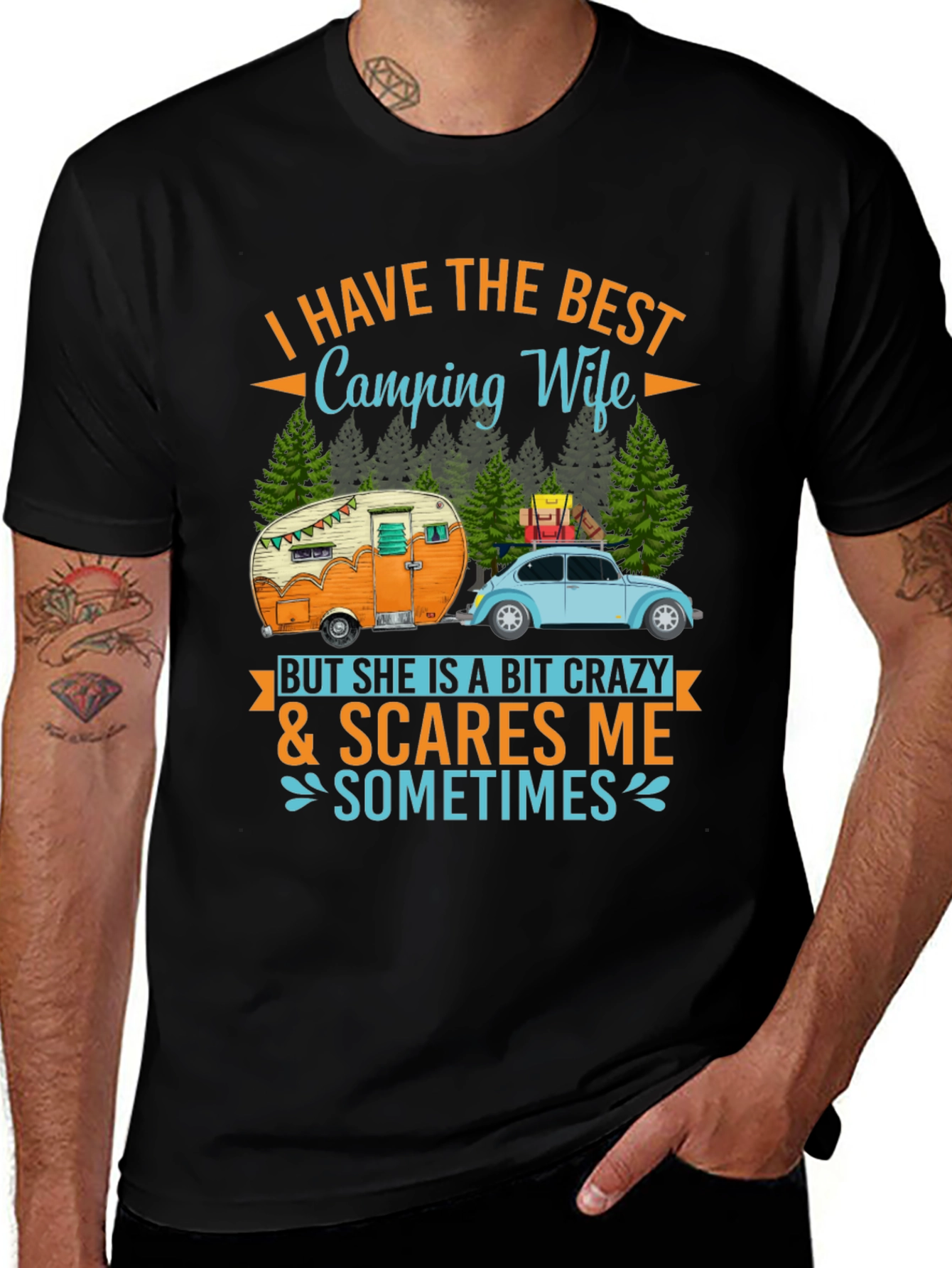 Funny Camping Wife T-Shirt