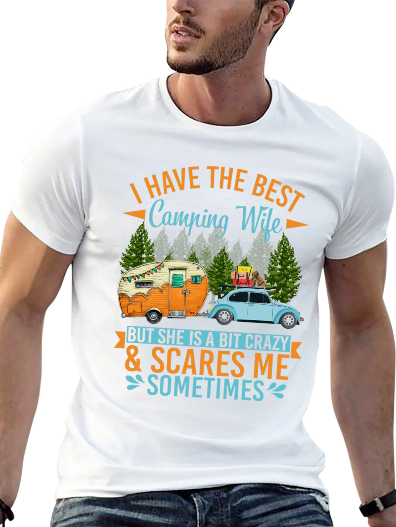 Funny Camping Wife T-Shirt