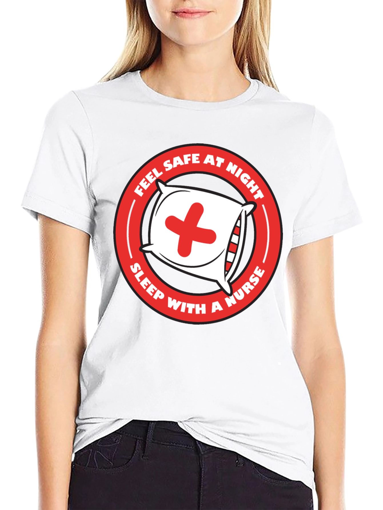 Nurse Humor T-Shirt - Sleep With A Nurse