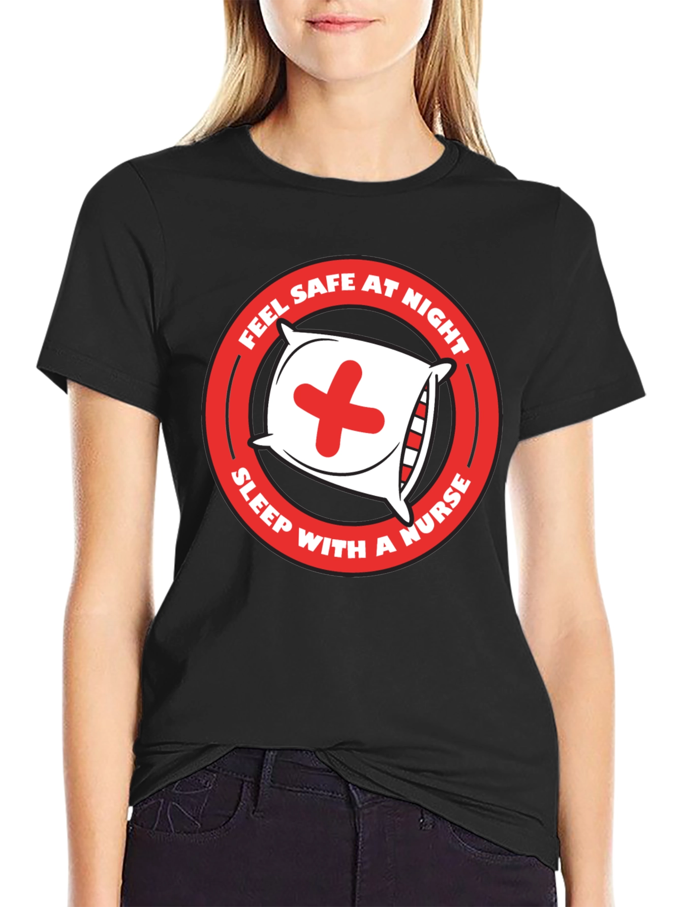 Nurse Humor T-Shirt - Sleep With A Nurse