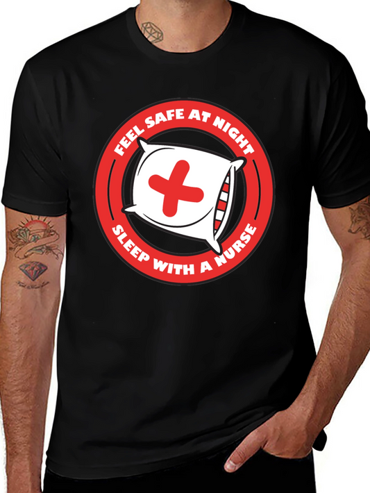 Nurse Humor T-Shirt - Sleep With A Nurse