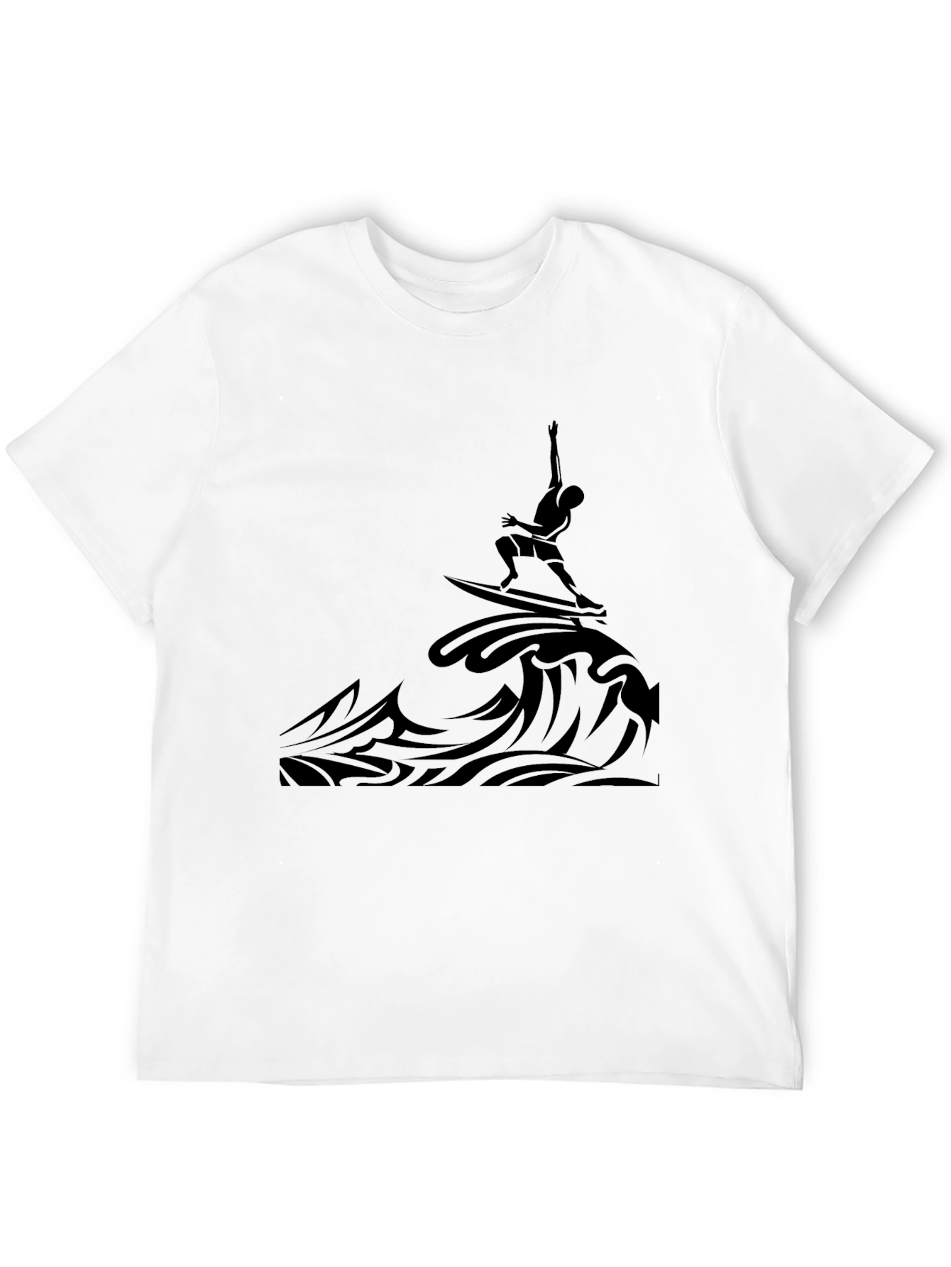 Black Surfer Graphic Tee