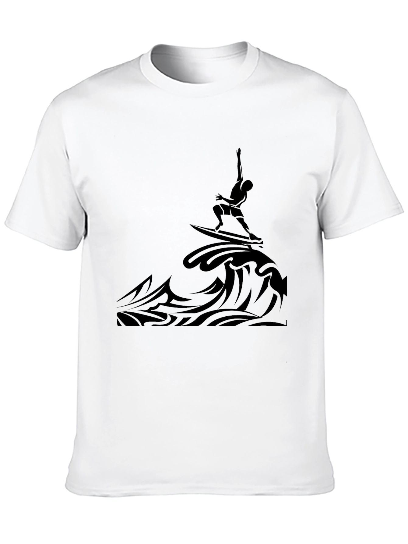 Black Surfer Graphic Tee