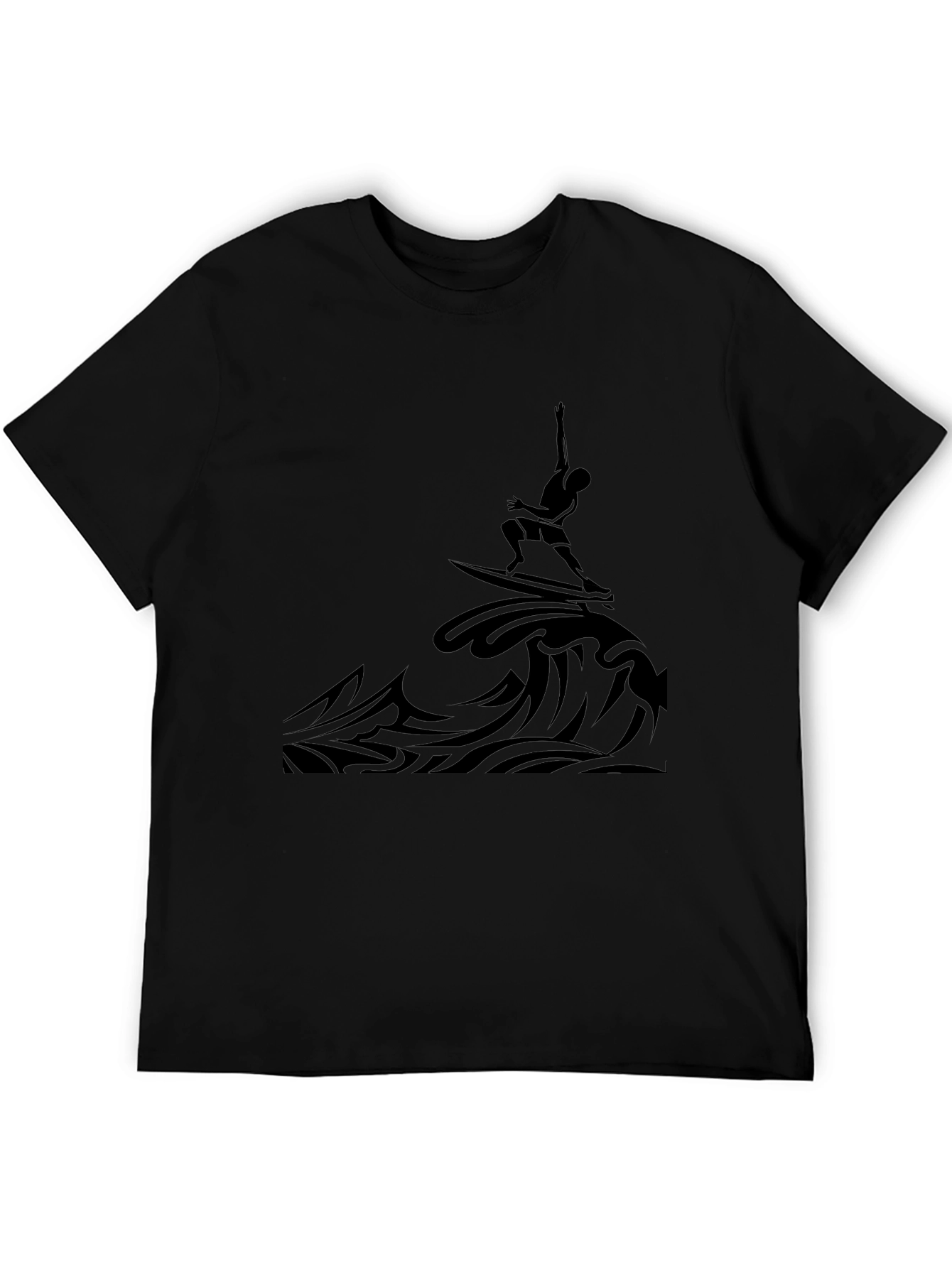 Black Surfer Graphic Tee