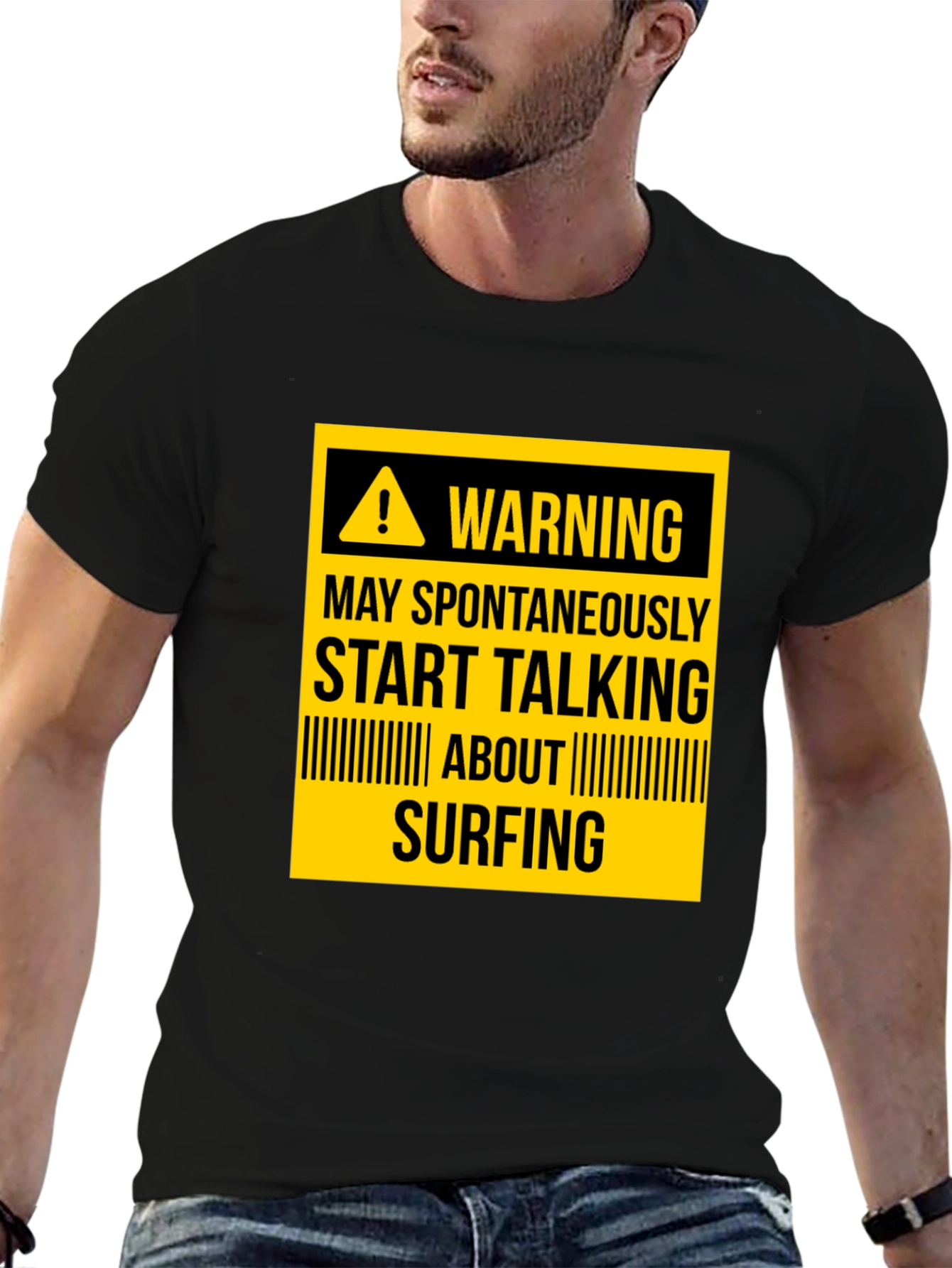 Warning Surfing T-Shirt - Funny Surfer Gift