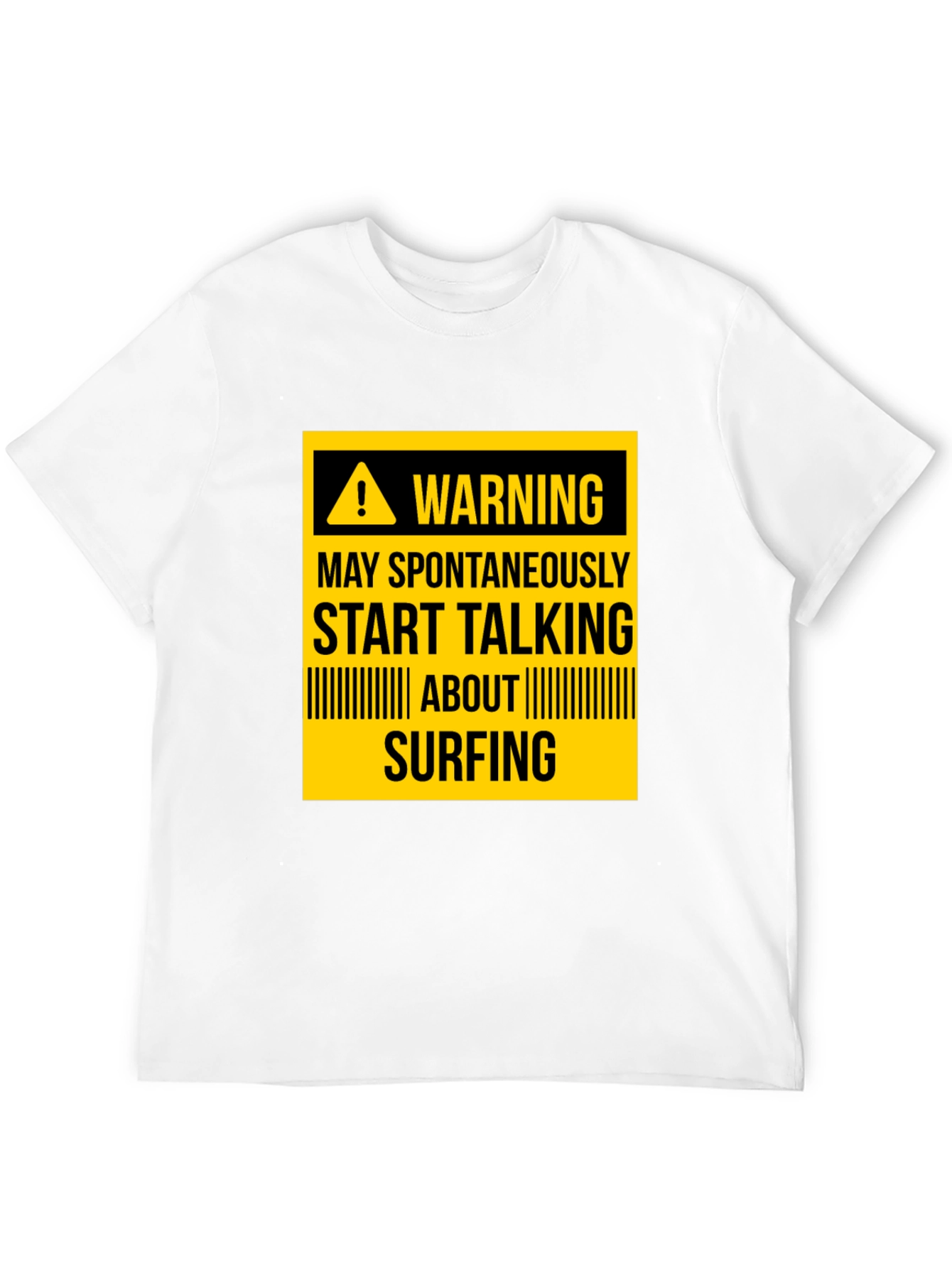 Warning Surfing T-Shirt - Funny Surfer Gift