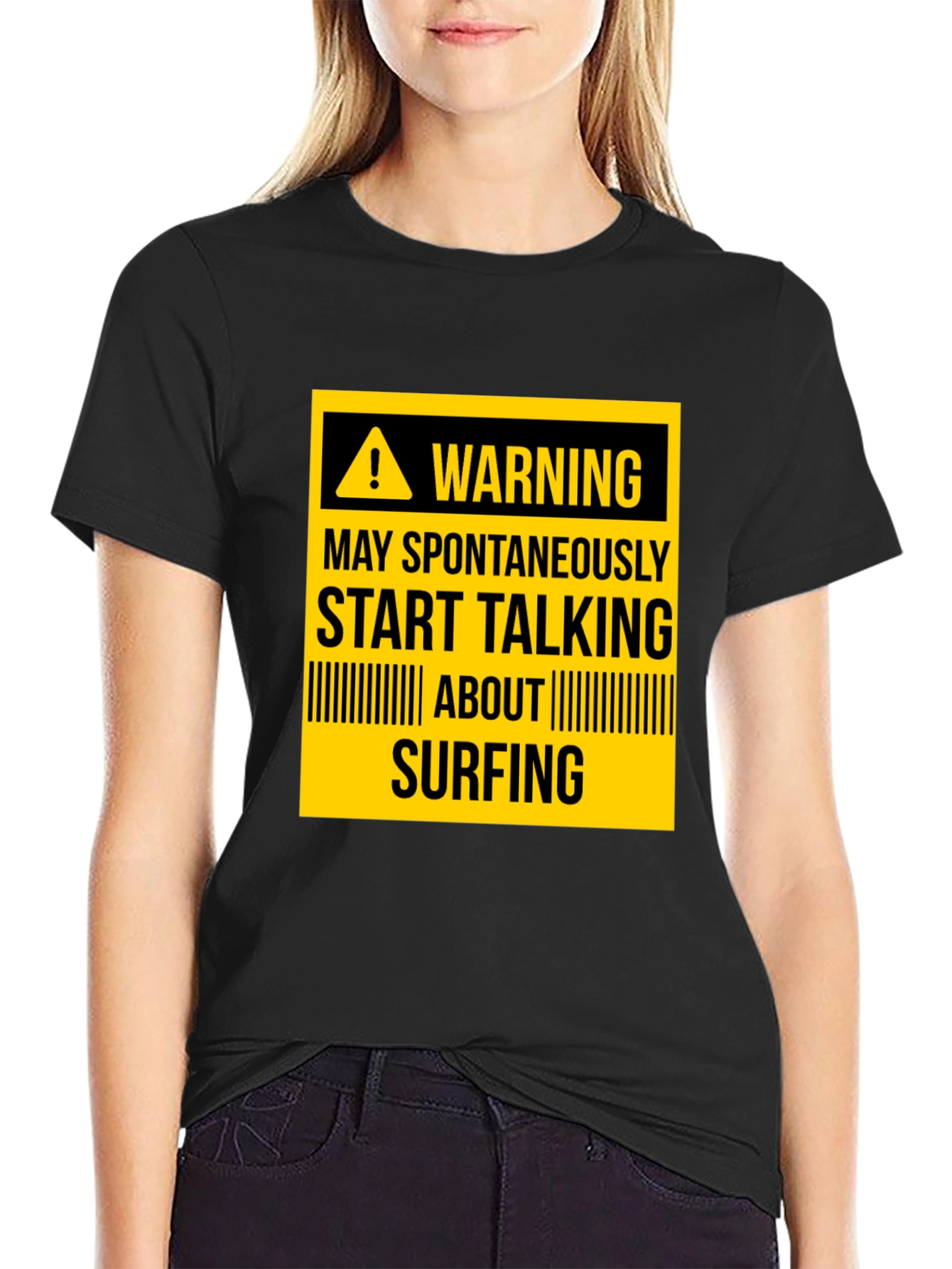 Warning Surfing T-Shirt - Funny Surfer Gift