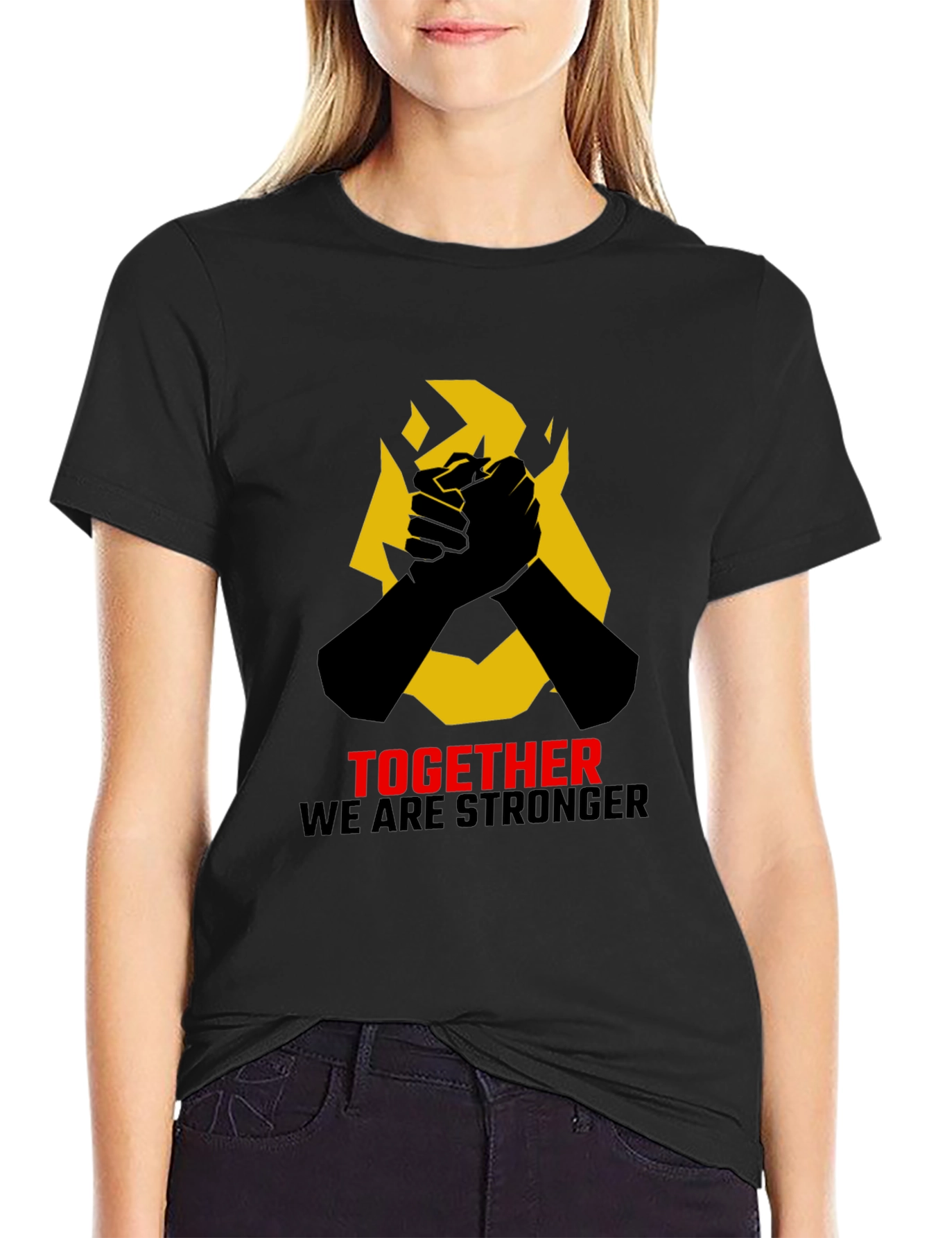 Together Stronger Graphic Tee - Solidarity & Unity Design