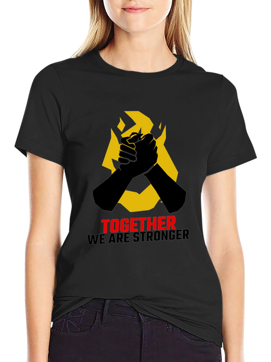 Together Stronger Graphic Tee - Solidarity & Unity Design