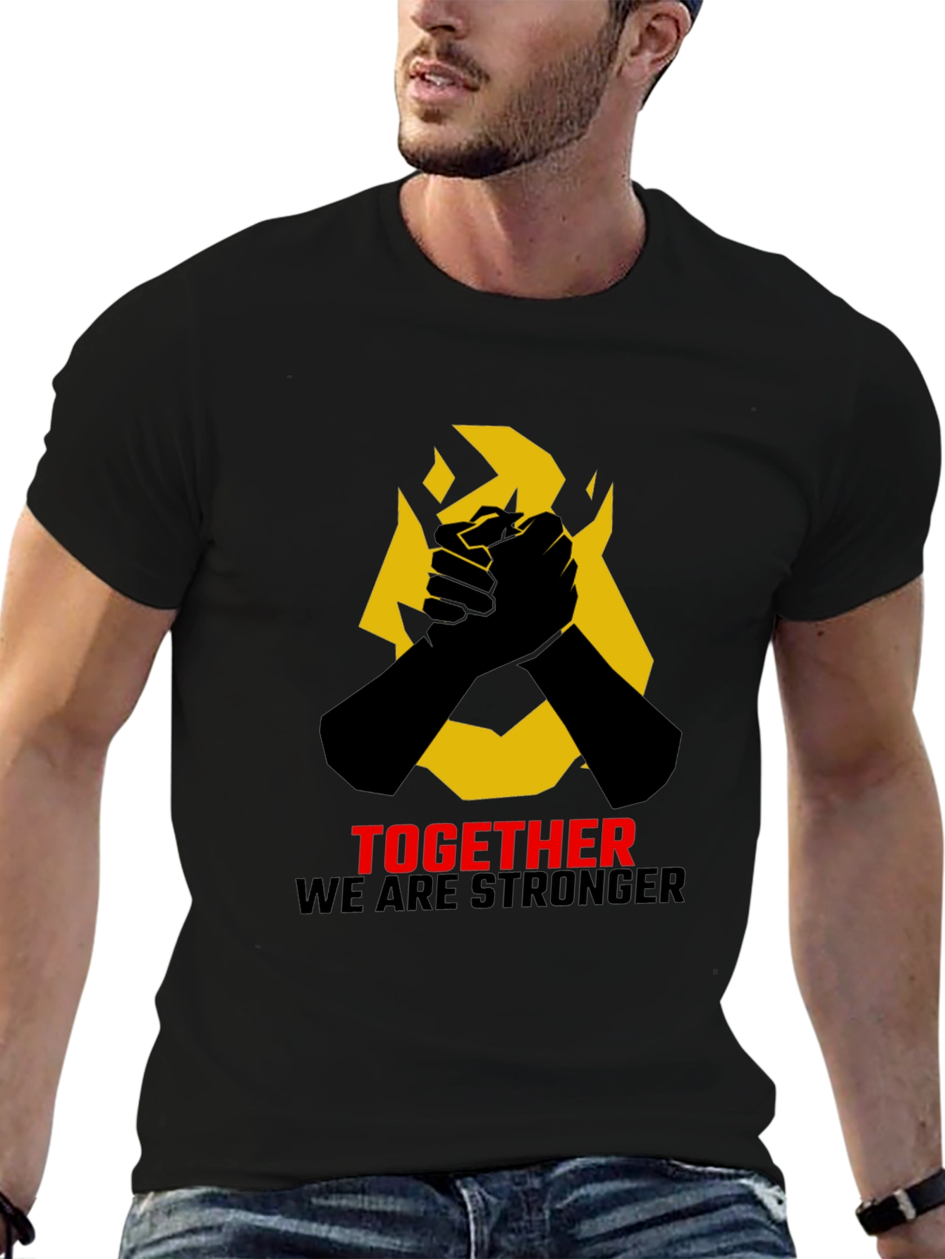 Together Stronger Graphic Tee - Solidarity & Unity Design