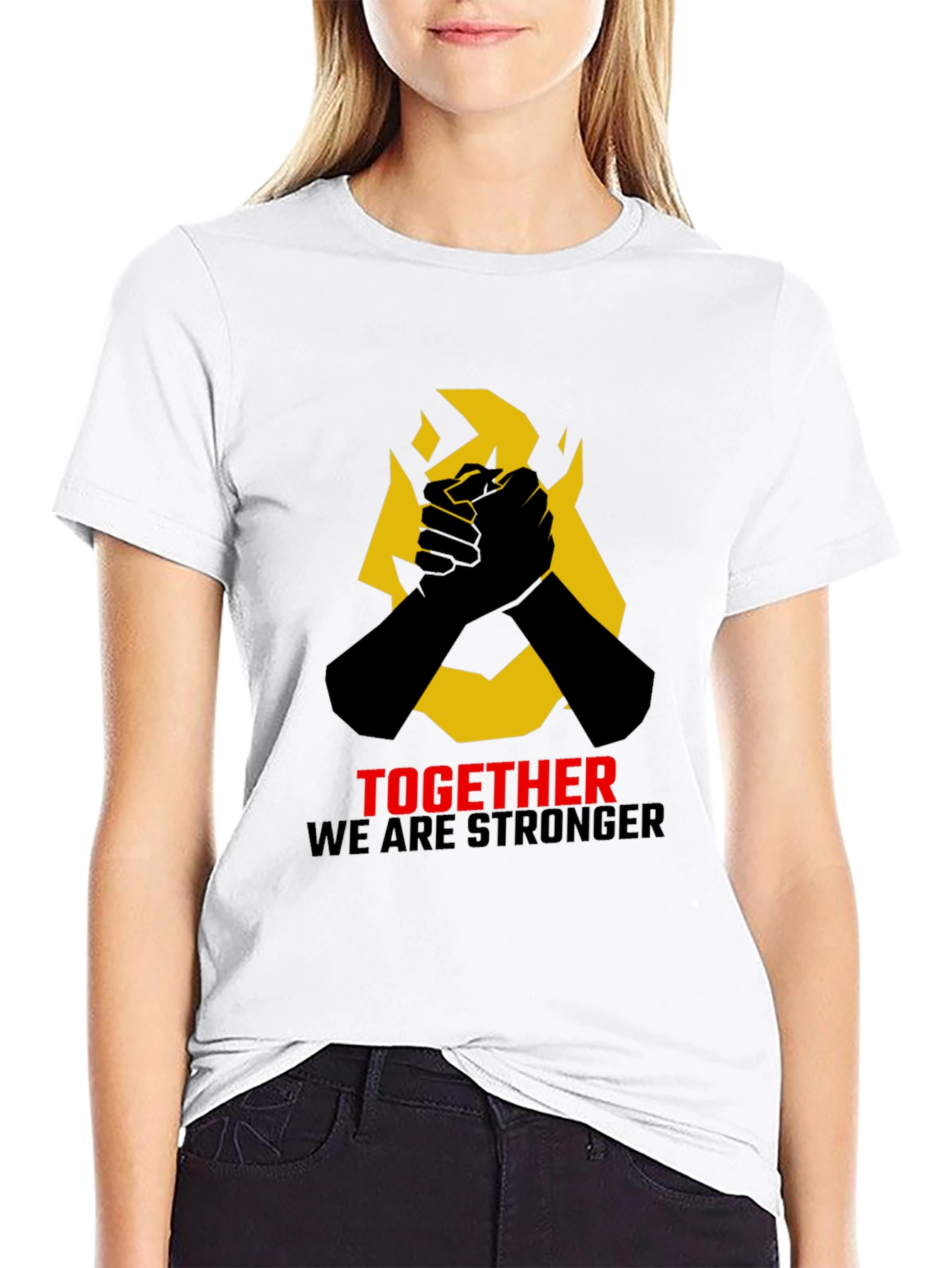 Together Stronger Graphic Tee - Solidarity & Unity Design