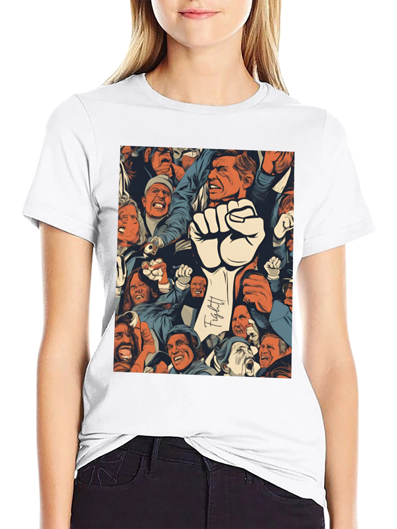 Fight the Power T-Shirt Graphic Tee