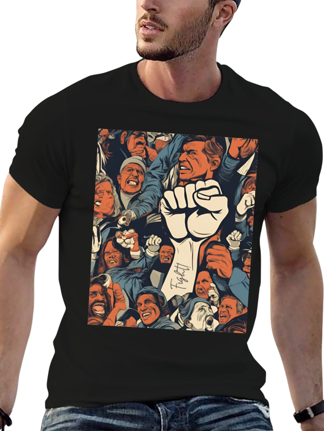 Fight the Power T-Shirt Graphic Tee