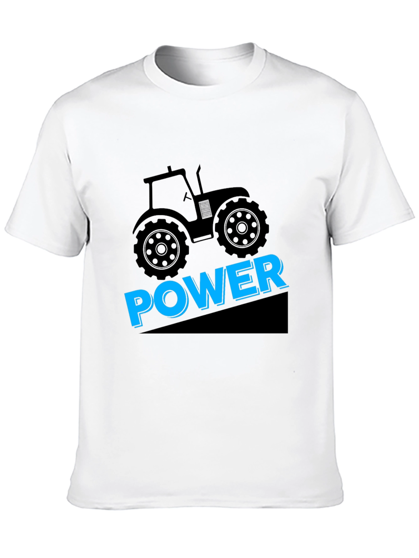 Power Tractor Graphic T-Shirt - Black