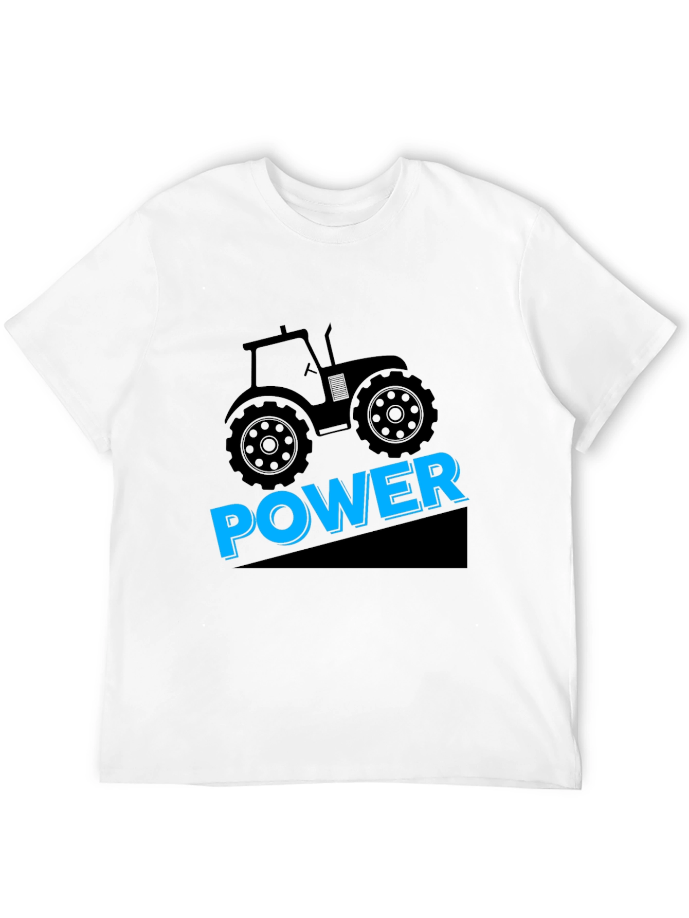 Power Tractor Graphic T-Shirt - Black