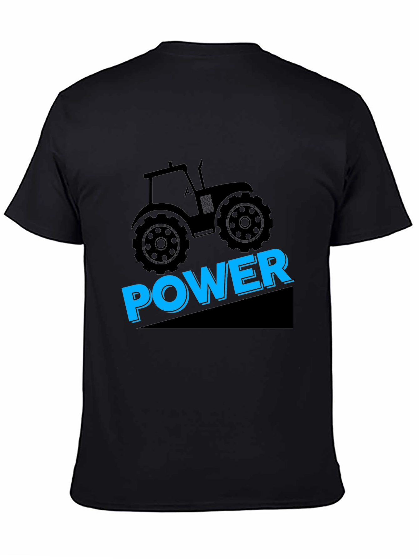 Power Tractor Graphic T-Shirt - Black