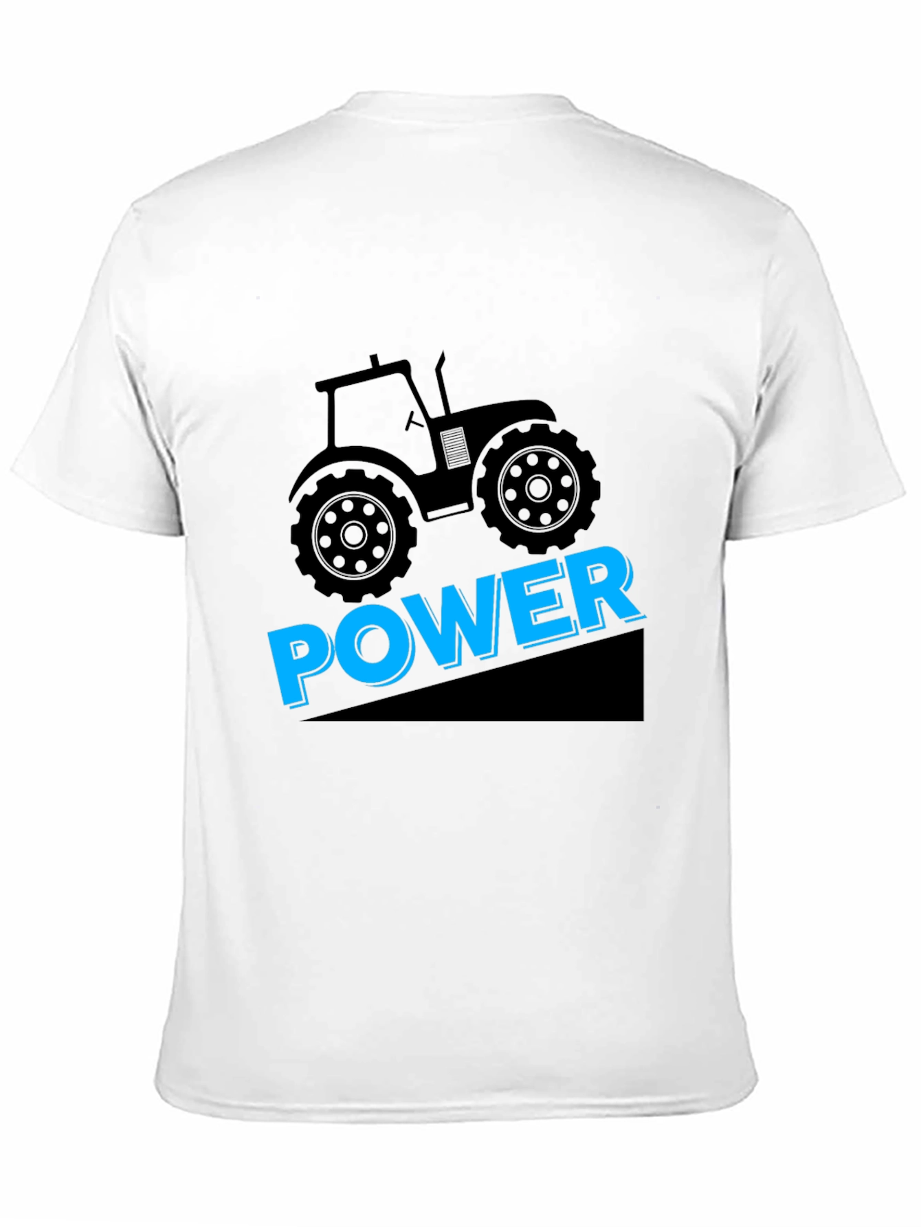Power Tractor Graphic T-Shirt - Black