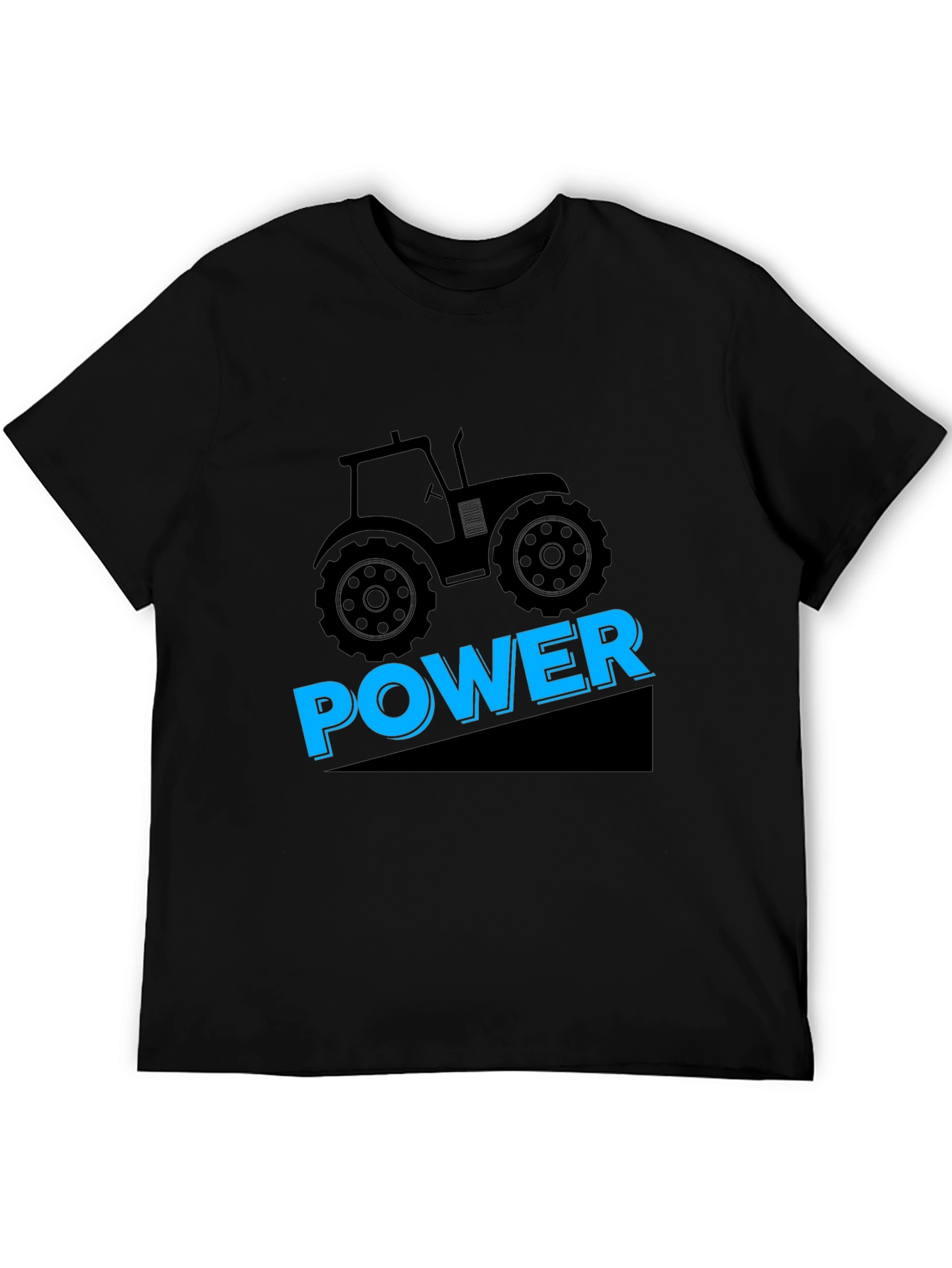 Power Tractor Graphic T-Shirt - Black