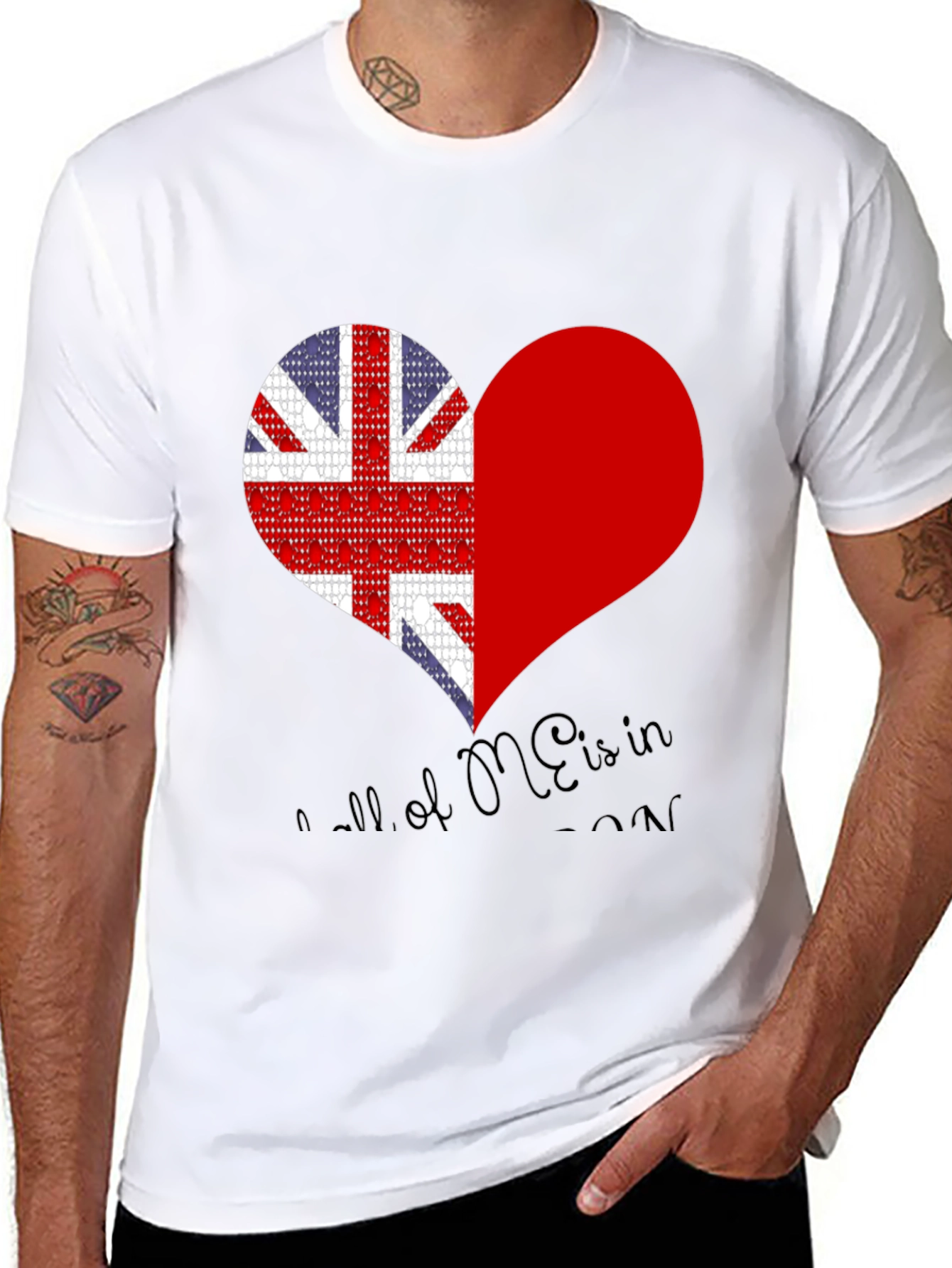 Union Jack Heart T-Shirt