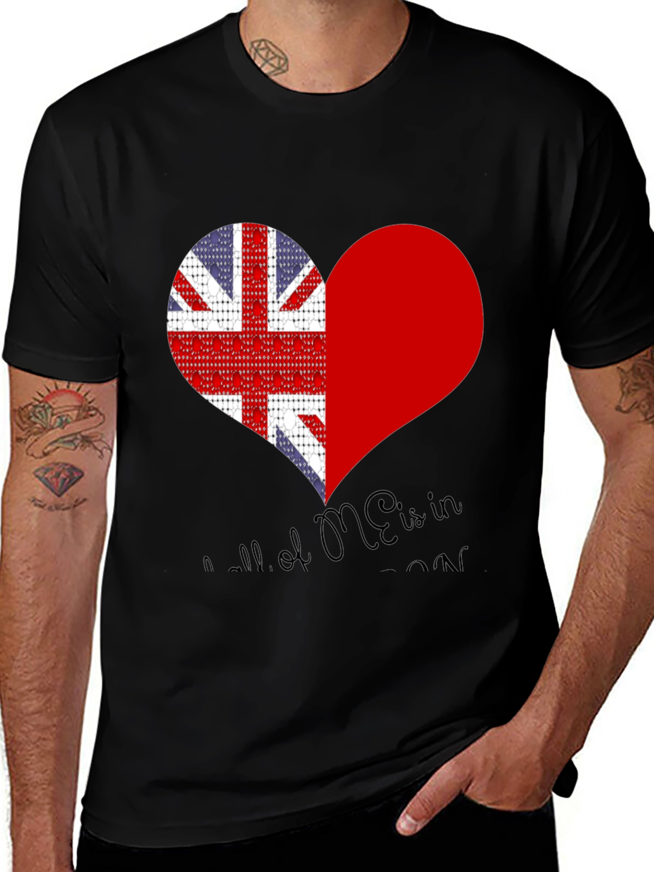 Union Jack Heart T-Shirt
